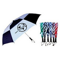 2-Section Auto Open Folding Golf Umbrella w/ Polyester Canopy (58" Arc)